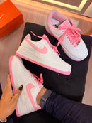 Nike Air Force Branco e Rosa