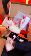 Nike Air Force Branco e Rosa